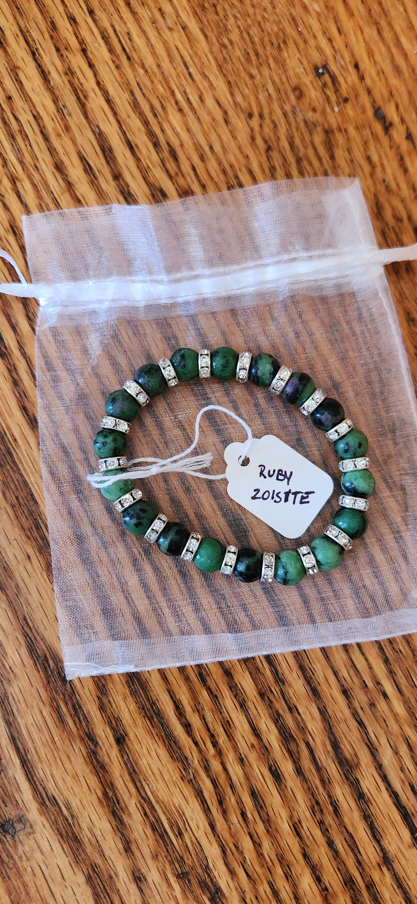 Ruby Zoisite Gemstone Bracelet