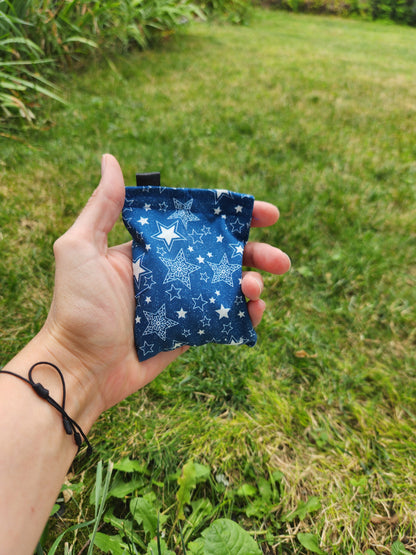 White & Royal Blue Stars Chalk Bags