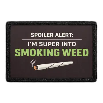 Spoiler Alert 3" x 2" Removable Velcro Patch