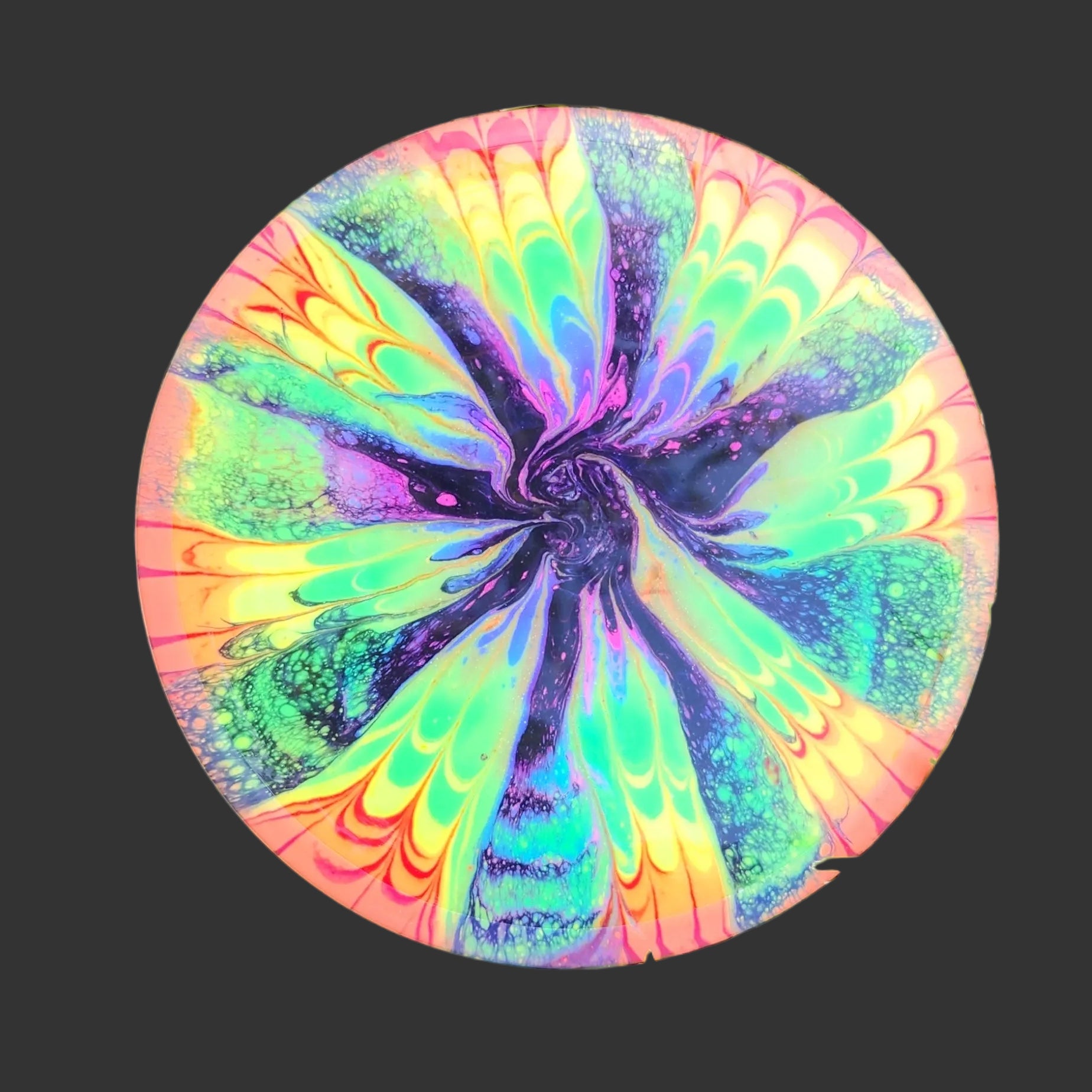 Dyed beutron impulse