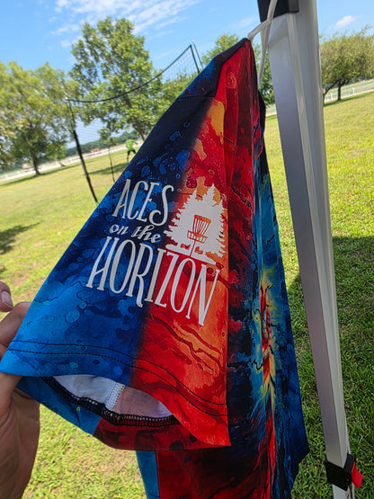 Dark Spiral Tie-Dye DriFit Aces on the Horizon Shirt