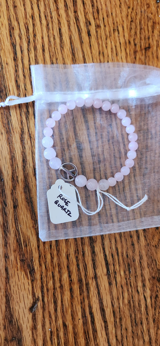 Rose Quartz Gemstone Bracelet