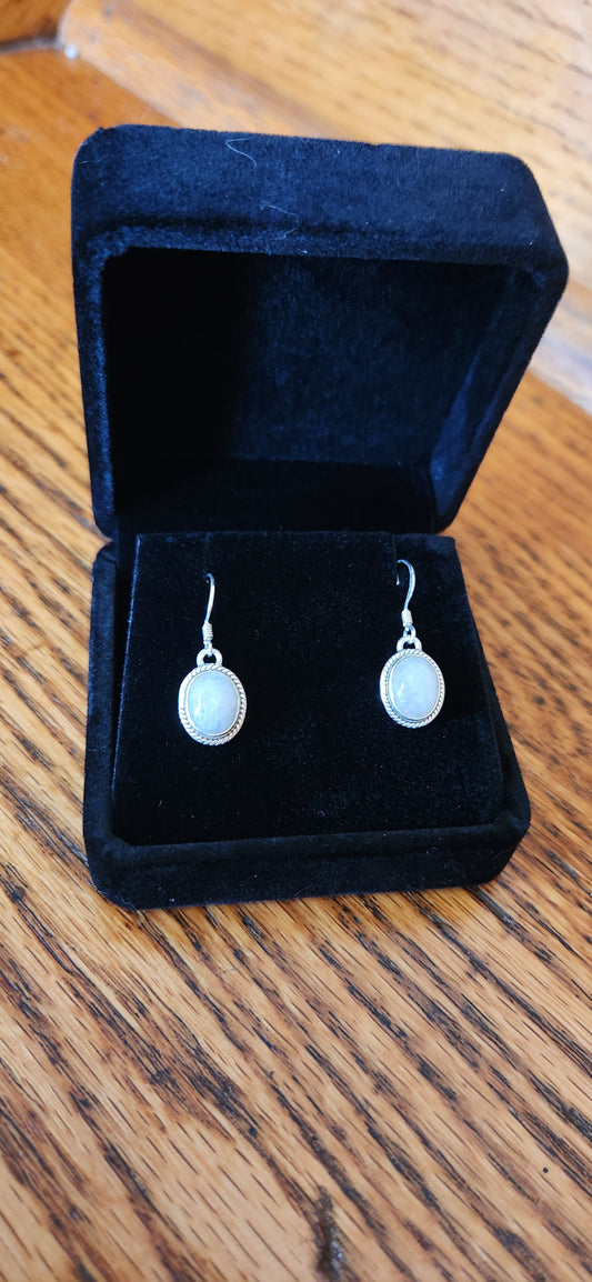 Moonstone Sterling Silver Earrings