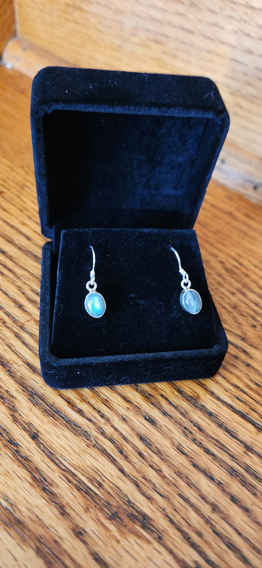 Labradorite Sterling Silver Earrings